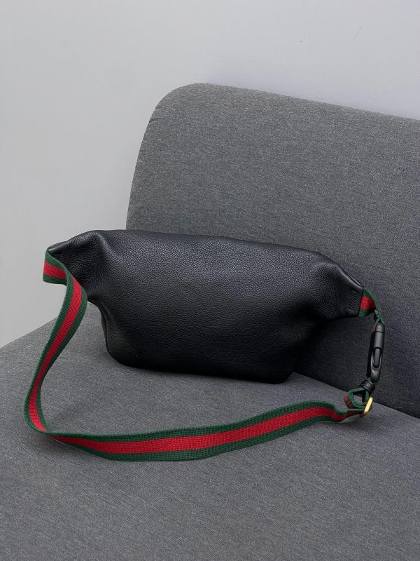 【95成新】GUCCI 皮革腰包  大號 