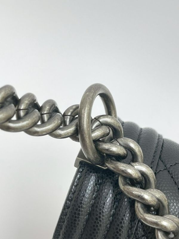 【99成新】CHANEL  BOY 20 小型口蓋包 