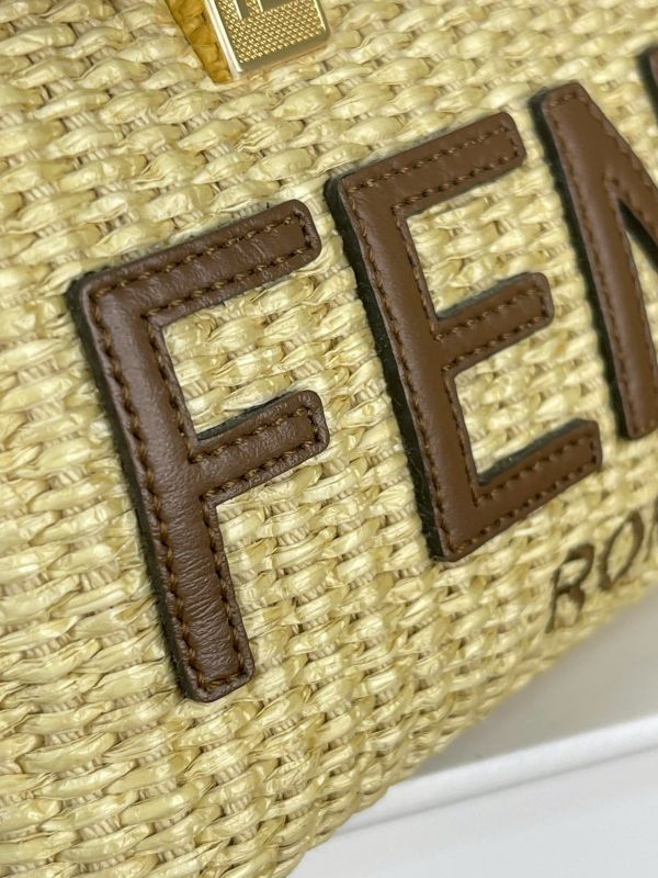 【分期0利率】FENDI BY THE WAY 竹編兩用迷你波士頓包【95成新】