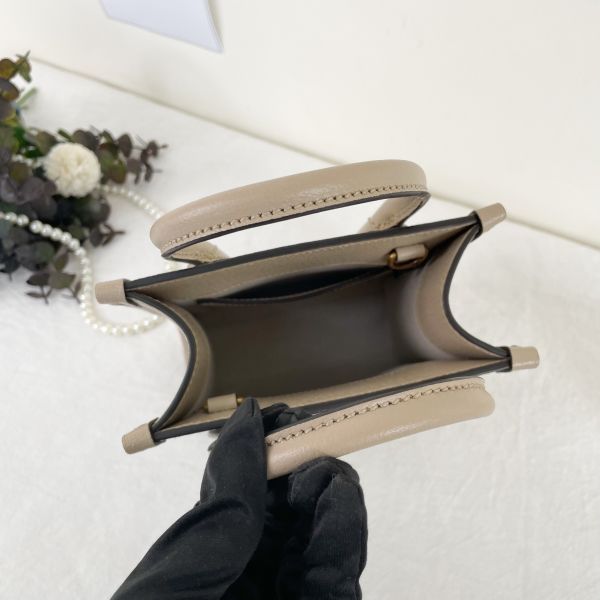 【12期0利率】Gucci 迷你琴譜包 奶茶色【95成新】 