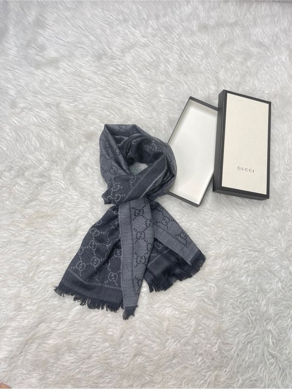 【分期0利率】GUCCI  GG 花紋披肩【未使用閒置品】 