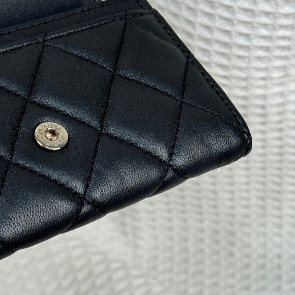 【12期0利率】Chanel COCO羊皮零錢卡包【95成新】 