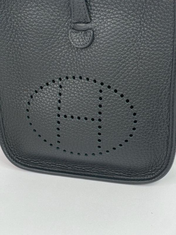 【分期0利率】HERMES Evelyne mini 黑色【95成新】 