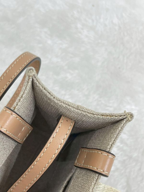 【9成新】CHLOE WOODY TOTE 迷你 米色 