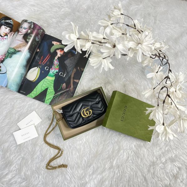 【12期0利率】GUCCI Marmont 迷你肩背包【95成新】 