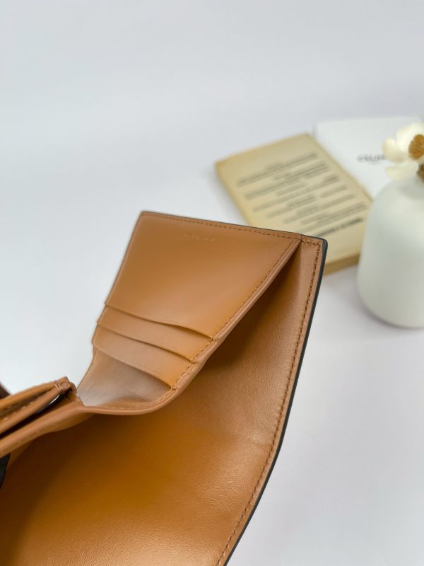 【分期0利率】CELINE凱旋門三摺短夾【95成新】 