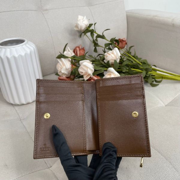 【12期0利率】GUCCI HORSEBIT 1955 6卡短夾【85成新】 