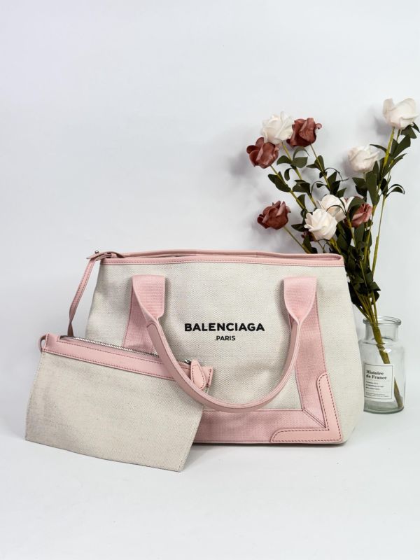 【9成新】BALENCIAGA NAVY CABAS S 