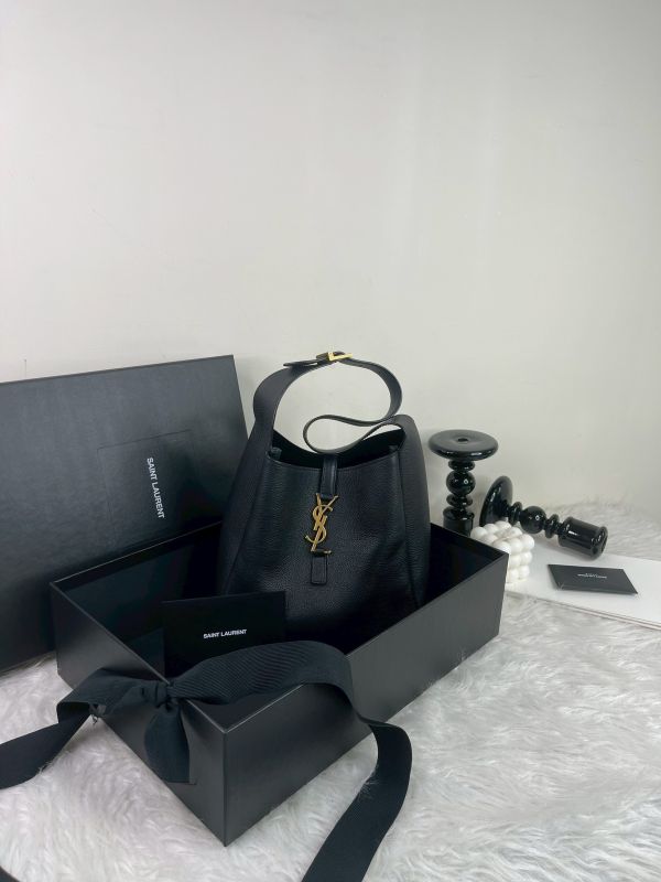 【分期0利率】YSL LE 5 À 7荔枝皮HOBO【9成新】 