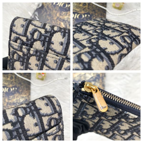 【12期0利率】DIOR Saddle長型鏈帶銀包【9成新】 