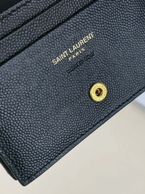【分期0利率】YSL 魚子醬對開短夾【95成新】 