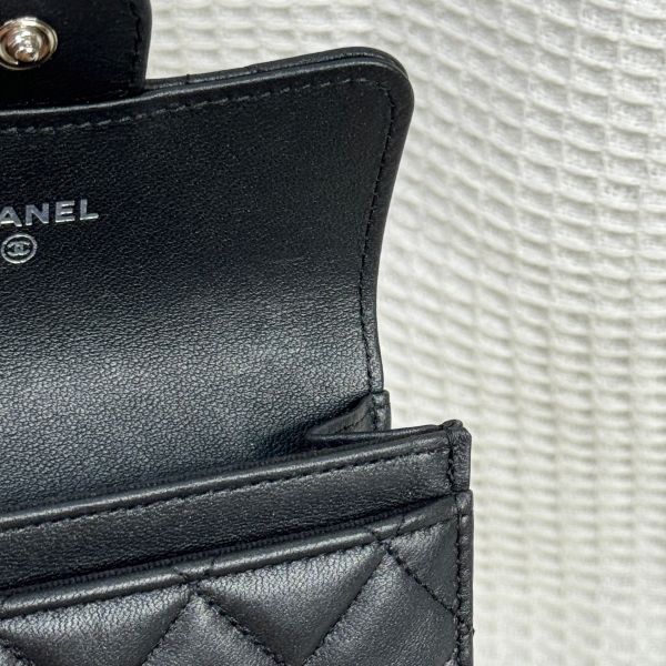 【12期0利率】Chanel COCO羊皮零錢卡包【95成新】 