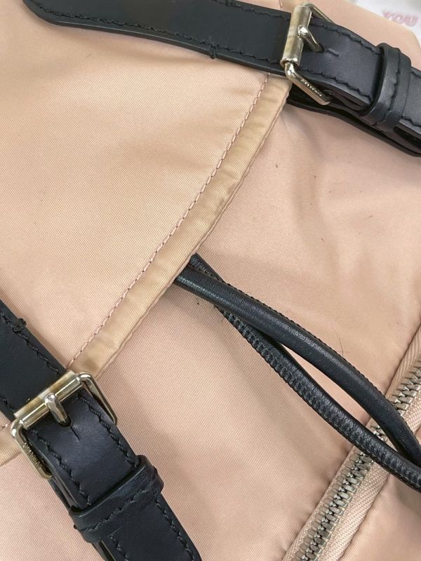 【9成新】BURBERRY THE RUCKSACK 黑LOGO 中號後背包 