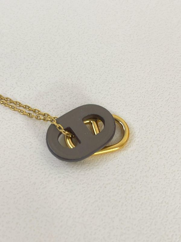 【95成新】HERMES 豬鼻項鍊 