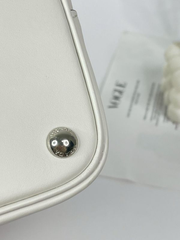 【95成新】PRADA 編織提把兩用托特包 