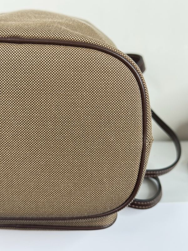 【分期0利率】PRADA JACQUARD 緹花帆布兩用水桶包【95成新】 