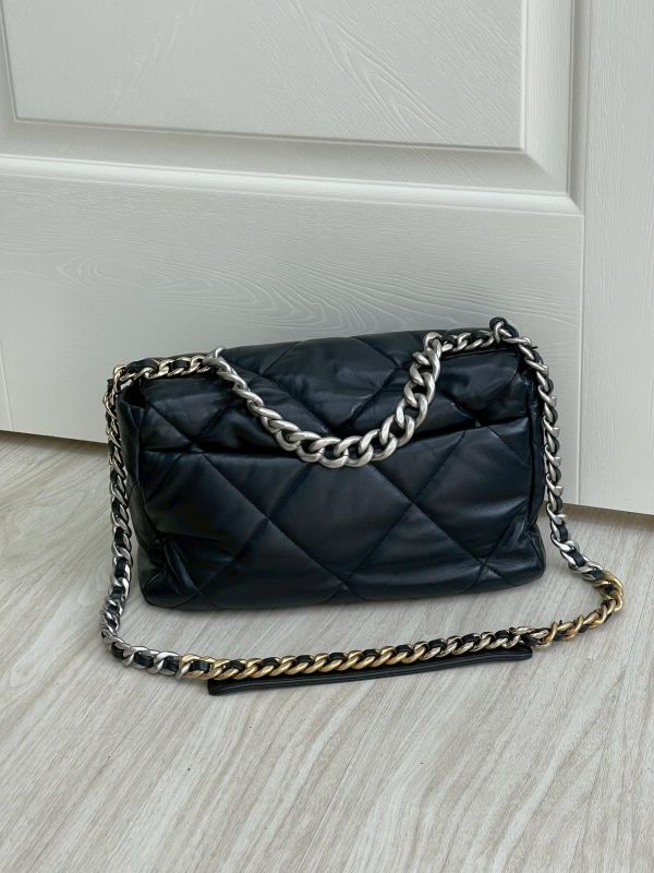 【95成新】CHANEL 19大型口蓋包 