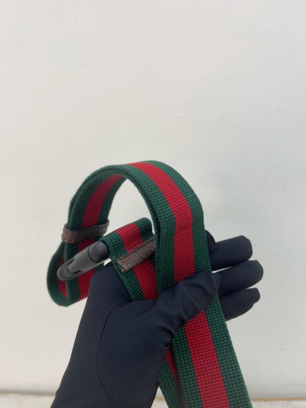 【未使用閒置品】GUCCI Supreme虎頭胸包 