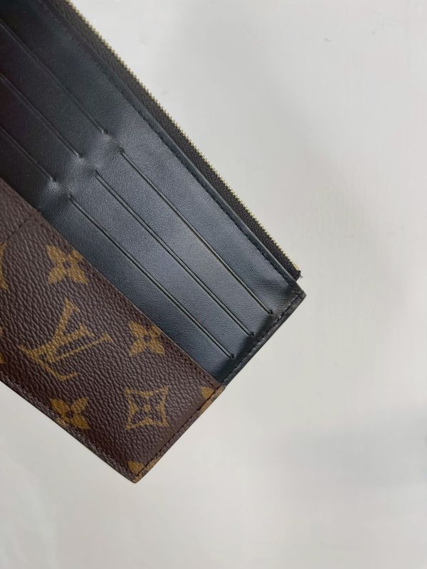 【95成新】LV SLIM 薄型拉鍊長夾 