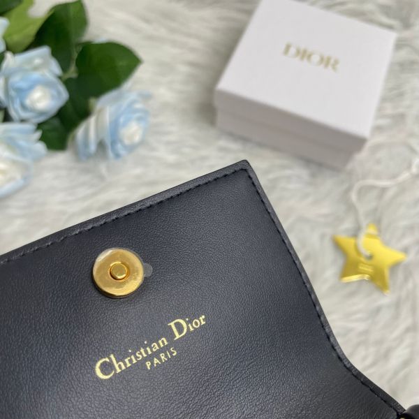 【12期0利率】Dior 30 Montaigne Glycine對折零錢包【全新】【現金價】 