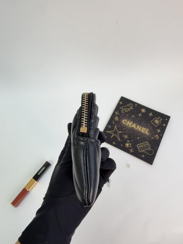 【9成新】CHANEL 19 吐司拉鍊零錢包 