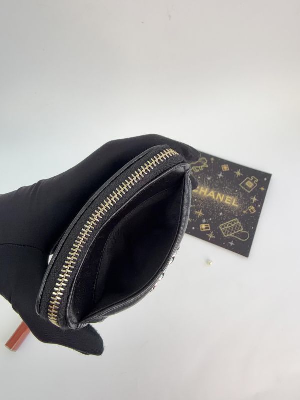 【9成新】CHANEL 19 吐司拉鍊零錢包 