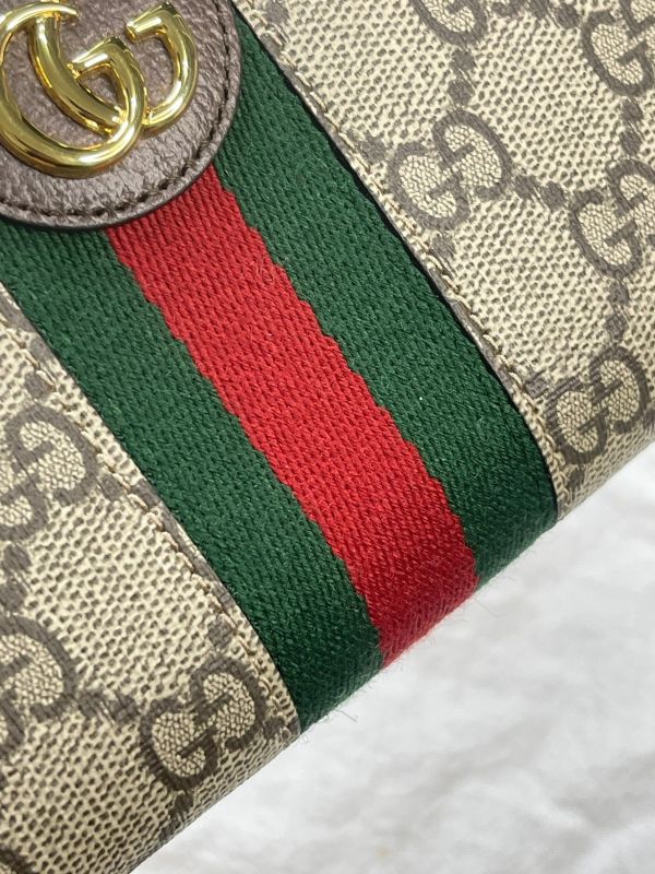 【分期0利率】GUCCI OPHIDIA GG拉鍊長夾【未使用閒置品】 