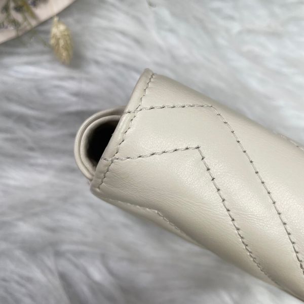 【9成新】【12期0利率】GUCCI GG MARMONT迷你翻蓋單肩包 