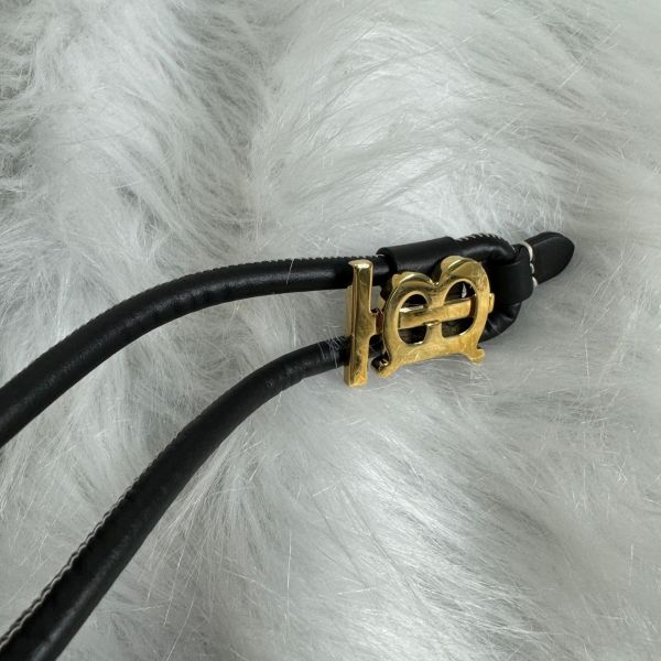 【全新閒置品】【12期0利率】BURBERRY 小款 TB 格紋水桶包 暗樺木棕色 
