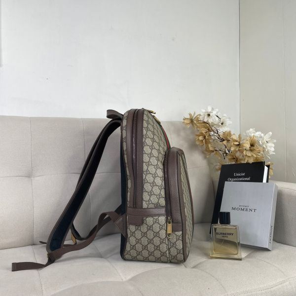 【12期0利率】GUCCI OPHIDIA GG紅綠織帶背包【95成新】 