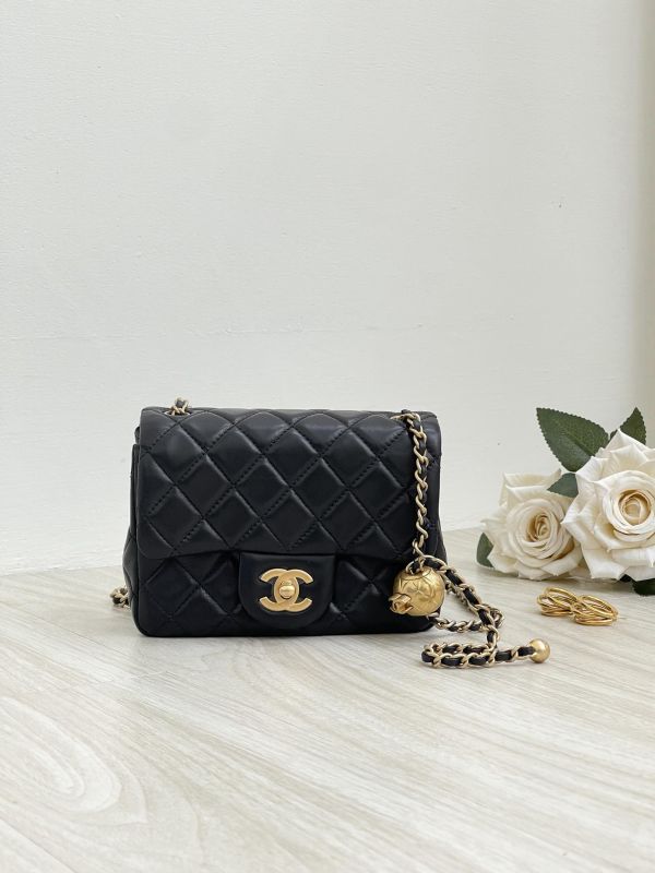 【未使用閒置品】CHANEL 金球方胖 