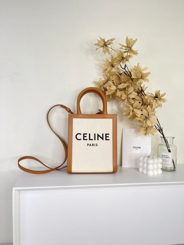 【95成新】CELINE印花LOGO帆布迷你琴譜包 