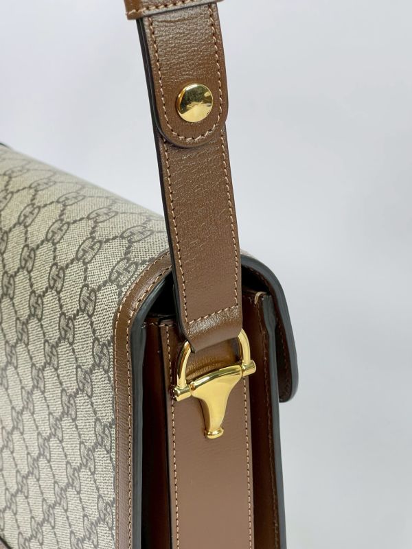 【分期0利率】GUCCI Horsebit 1955 中號肩揹袋【99成新】 