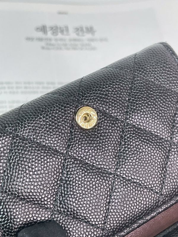 【分期0利率】CHANEL COCO迷你雙層三折短夾【9成新】