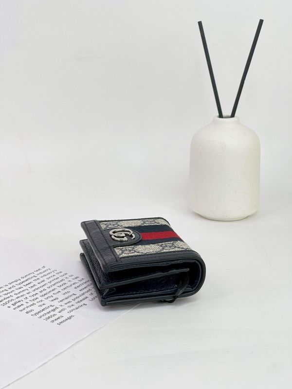 【9成新】GUCCI OPHIDIA 雙折短夾 