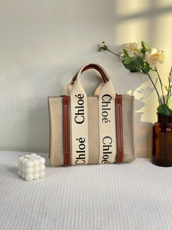 【分期0利率】CHLOE WOODY SMALL 經典棕【9成新】 