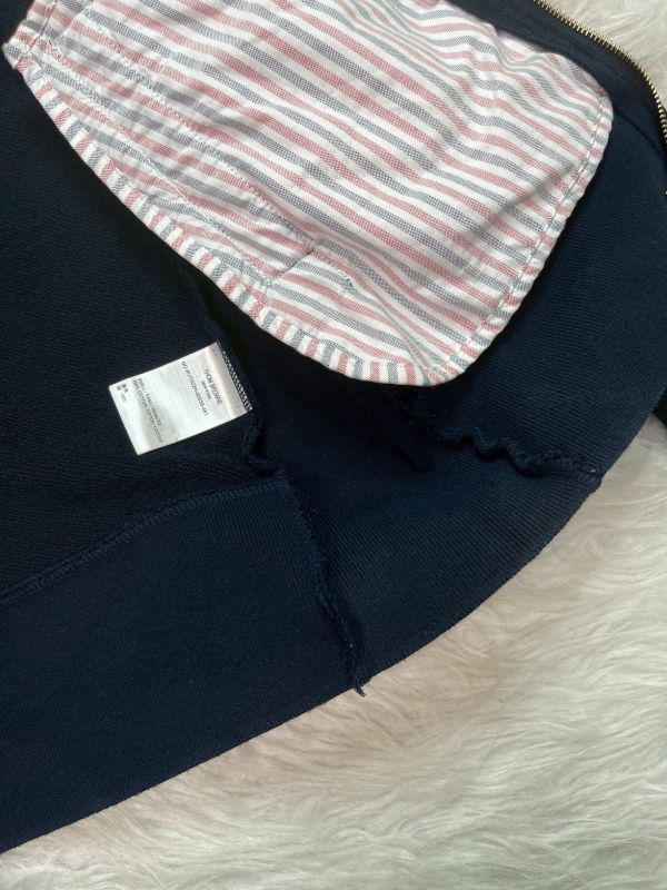 【分期0利率】THOM BROWNE 連帽外套 海軍藍【95成新】 