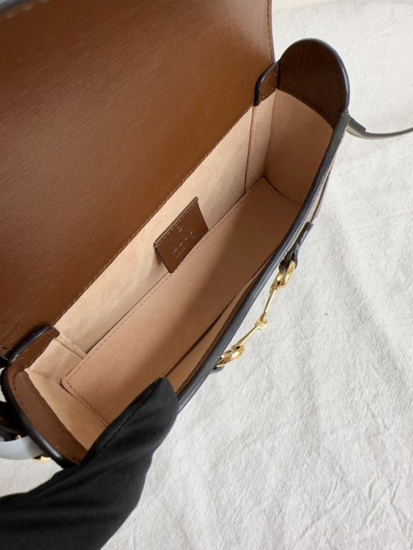 【12期0利率】Gucci 馬銜扣 1955 迷你包【95成新】 