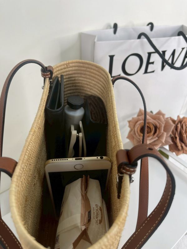 【分期0利率】LOEWE 手提肩背草編包【9成新】 