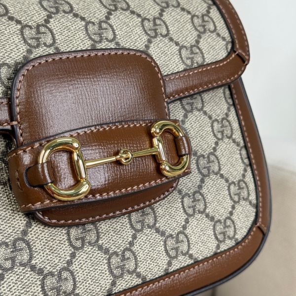 【12期0利率】GUCCI Horsebit 1955 MINI【99成新】 