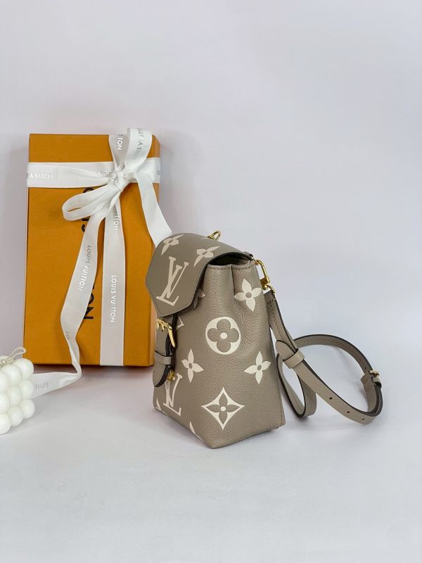 【分期0利率】LV TINY 雙肩包  斑鳩灰【99成新】 