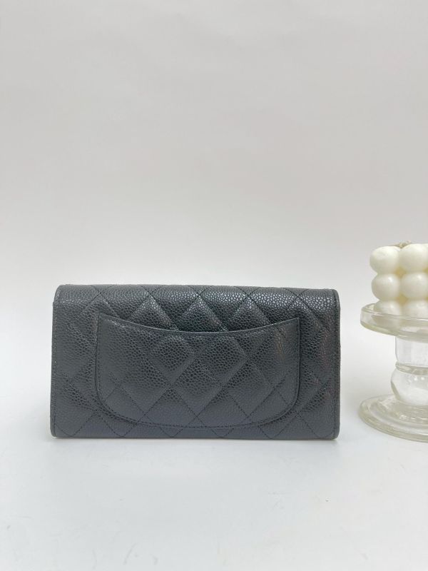 【閒置新品】CHANEL COCO 經典翻蓋長夾 