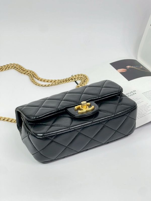 【99成新】CHANEL 愛心金球方胖 