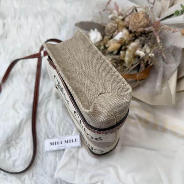 【12期0利率】CHLOE mini woody tote bag【95成新】 