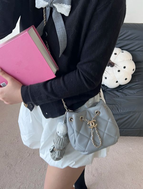 【99成新】CHANEL Drawstring 水桶包 