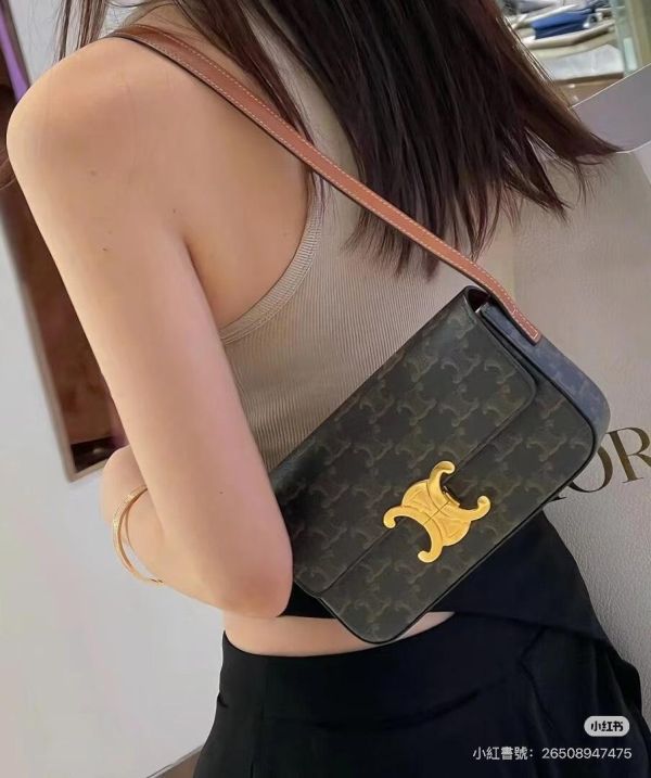 【95成新】CELINE Claude Triomphe 單肩包 