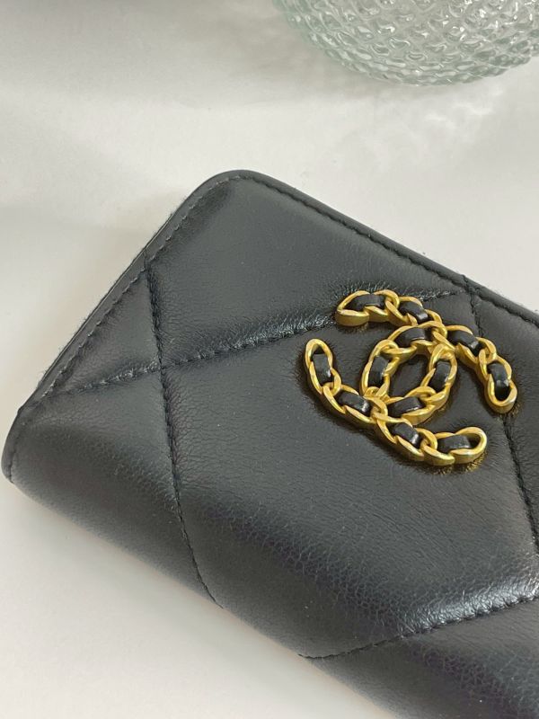 【分期0利率】CHANEL 19 拉鍊零錢包【9成新】 