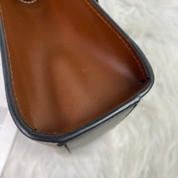 【9成新】【12期0利率】GICCI PADLOCK GG 小型帆布肩揹袋 