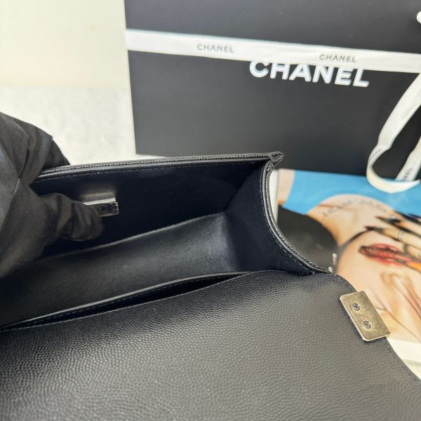 【12期0利率】CHANEL LE BOY 小型口蓋包【22年6月越南購證】【99成新】 