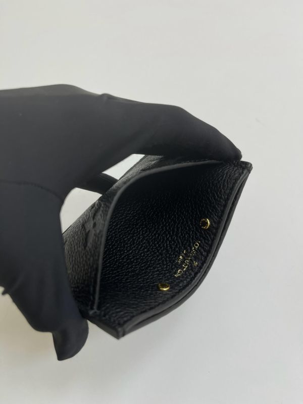 【未使用閒置品】LV Monogram Empreinte 皮革名片夾 